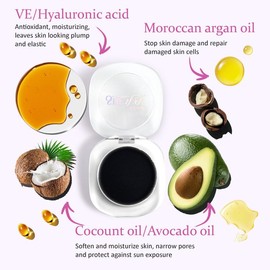 Color Changing Blush Black Cream Blush for Cheeks and Lip Tint Long Lasting Blush with Argan Oil & Vitamin E - Raspberry Color Makeup Cosmetic