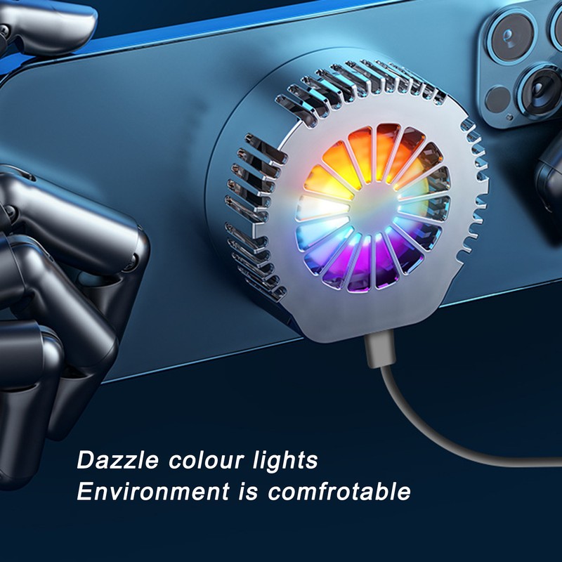 Phone Cooler Convex Magnetic Radiator Cooling Fan Semiconductor Refrigeration for