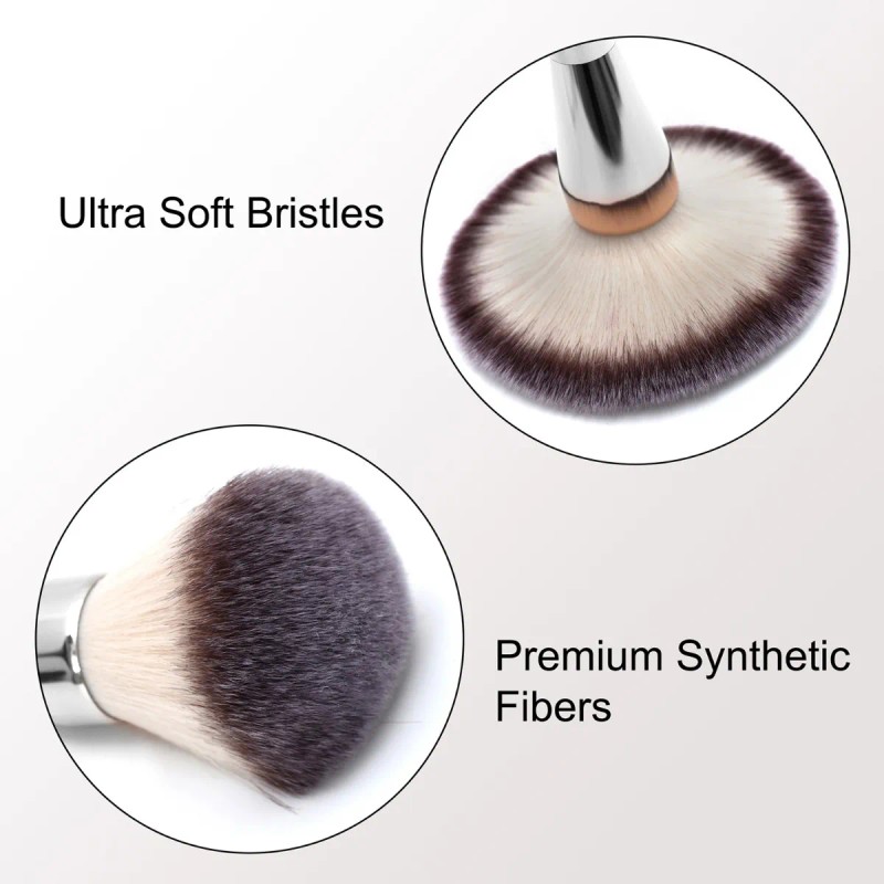 Brocha Grande Profesional Para Maquillaje En Polvo Black