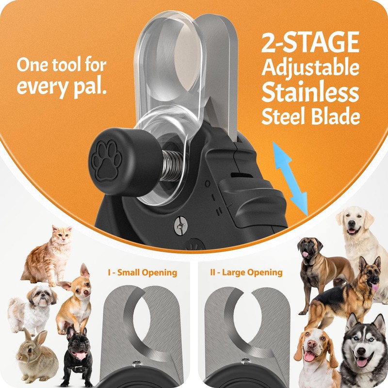 Pawsibility Pet Nail Clipper PRO 2026 -​​ ​​Quick-Vision LED Light