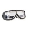 Fully Ventilated And Foam Lined Clear Safety Lens Goggles :