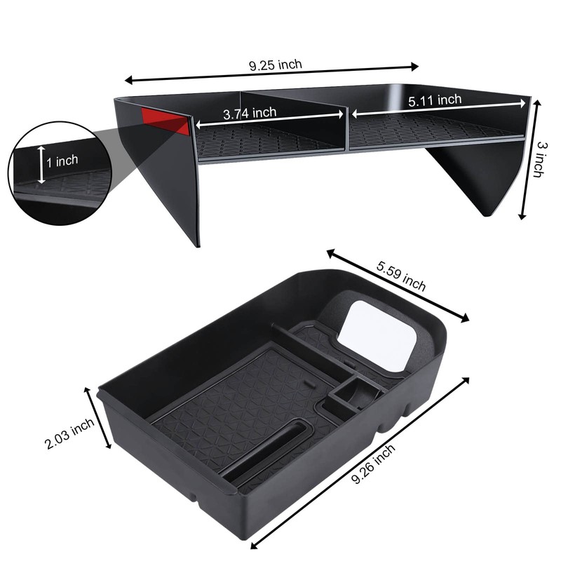 DIAMOOKY Upgraded Center Console Organizer Compatible with Toyota RAV4 2025