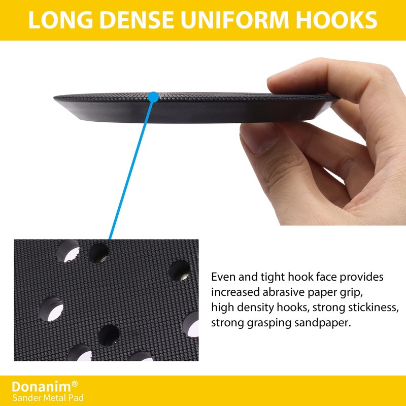 2 Pack Sander Pad Compatible with Dewalt, 5 Inch 8