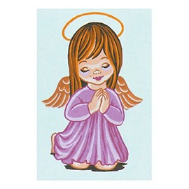 Collection D'Art Printed Tapestry Puppy in Flower Pot, 40 Cross Stitches per 10 cm, Canvas Size 20x25 cm, 100% Cotton, White, 30 x 40 x 0.1 cm