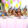 Disposable Rainbow Tablecloth Pastel Rainbow Tablecloths 2 PCS Waterproof Plastic