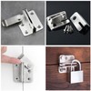 Litensh Door Bolt Stainless Steel Bolt Bolt Sliding Bolt Lock