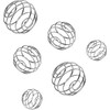 6 Pcs Shaker Balls, 304 Stainless Steel Mixing Balls for