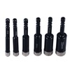 6Pcs Dry Diamond Drill Bit Kit 8 10 12 14