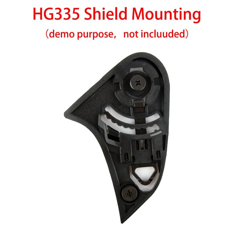 1Storm Motorcycle Dual Visor Full Face Helmet Shield for Helmet