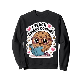 Funny Teacher Cookie Lover Retro School Gifts Sweatshirt