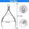 Cuticle Trimmer Cuticle Nippers,Professional Stainless Steel Cuticle Cutter Cuticle Remover,Pedicure
