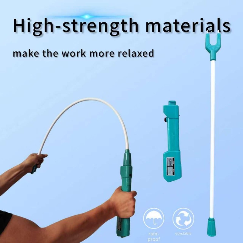 Cattle Prod Waterproof Cattle Prod Stick with LED Light Rechargeable