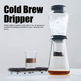 Topyond Cold Brew Coffee Maker, 900ml High Borosilicate Glass Cold Brew Pitcher, Professional Iced Coffee Maker, Ideal for Home Kitchen, Ice Tea Maker