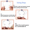 12pcs Dental Cheek Retractor for Teeth Whitening, C-Shaped Autoclavable Mouse