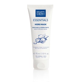 MartiDerm Hidro Mask Mascarilla facial hidratante y reafirmante. Proteoglicanos + Colageno + Centella asiatica + Aloe vera. Piel suave, firma e hidratada. - 75 ml