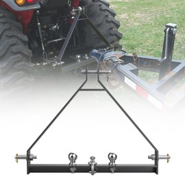 3 Point Trailer Hitch with 1-7/8“ Towing Balls, 3 Point Hitch Receiver Tractor Drawbar Hitch for Category 1 Tractors Attachments for Drawbar Hitch Tractor, Farm Equipment