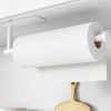 Paper Towel Holder - Self-Adhesive or Drilling, White Wall Mounted