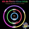 200 Pulseras Neón Fosforescente Glow Stick Fiestas Eventos Color