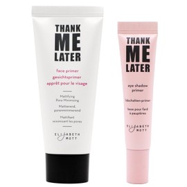 Elizabeth Mott Thank Me Later Face & Eye Primer – Long-Lasting Matte Makeup Base, Pore Minimizer, Oil & Shine Control, Wrinkle Blurring, Crease Prevention, Smooth Finish for All-Day Wear – 10g & 30g