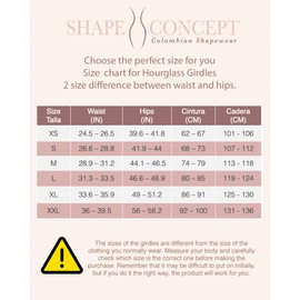 High Compression Hourglass 331 Shapewear Tummy Control, Reloj de Arena Faja Colombiana
