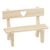 Hobbyfun Wooden Bench with Heart