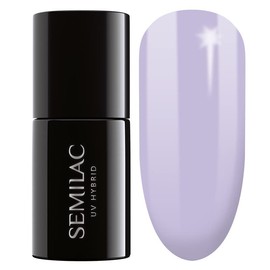 SEMILAC 127 Violet Cream Nail UV Gel Polish | Long Lasting and Easy to Apply | Soak off UV/Led | Perfect for Home and Professional Manicure and Pedicure 7 ml