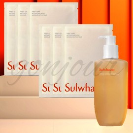 Sulwhasoo Gentle Cleansing Foam 200ml Sulwhasoo First Care Mask Set of 6 / 설화수 순행 클렌징폼 200ml  설화수 윤조마스크 6장 세트