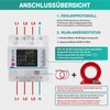 WiFi Electricity Meter 3 Phase 100 A 380 V AC