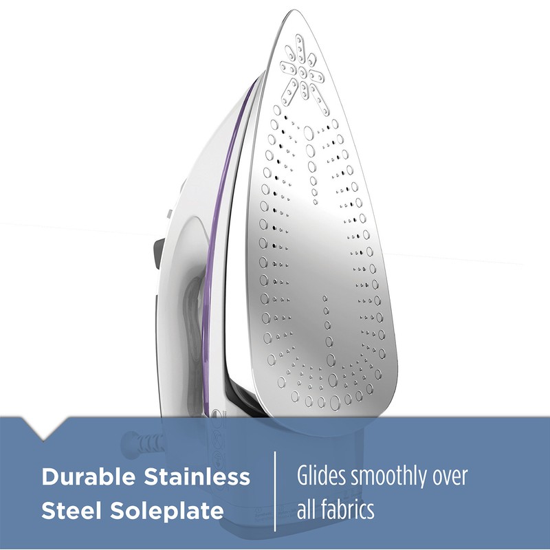 BLACK+DECKER IR1350S Professional Steam Iron with Stainless Steel Soleplate and