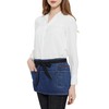 Aiden Brothers 100% Cotton Denim Waist Apron with Zipper Pocket