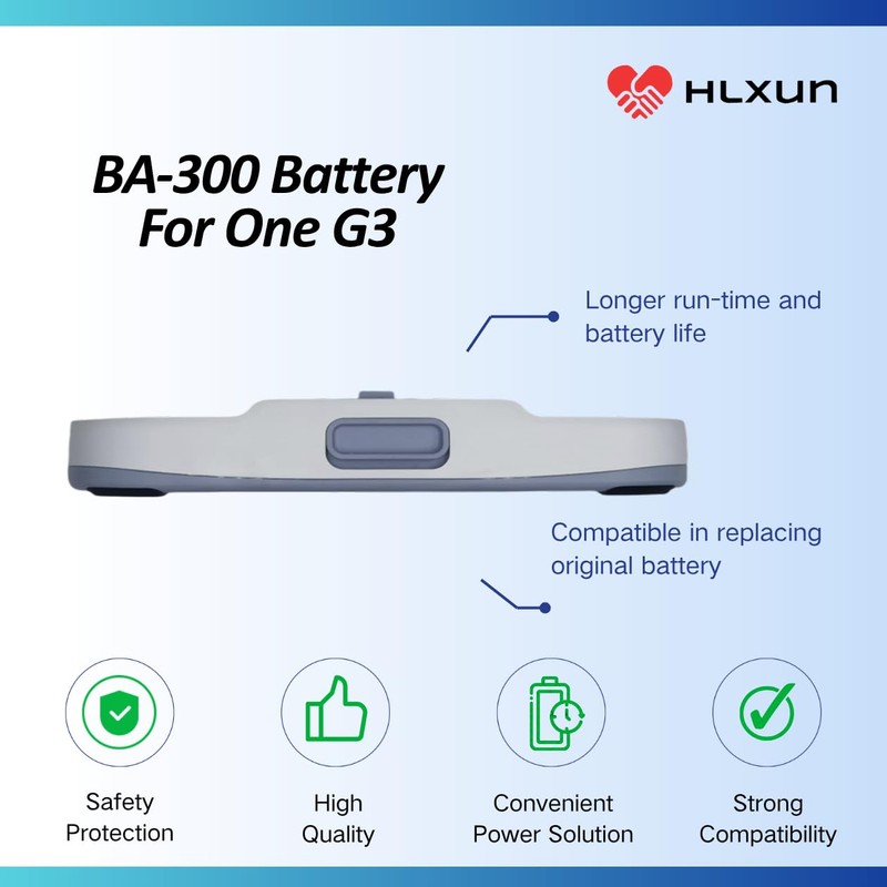 Hlxun BA-300 Battery Compatible for One G3 Portable Machine Model