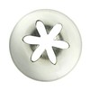 PME JEM Drop Flower Piping Nozzle no. 2D, Plastic, Silver