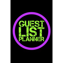 Guest List Planner: Track Your Guests For Weddings, Birthdays, Baby Showers, Engagement Party | Guest Tracker For Events