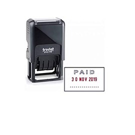 Trodat Printy 4750/L2 Dater Stamp - Paid