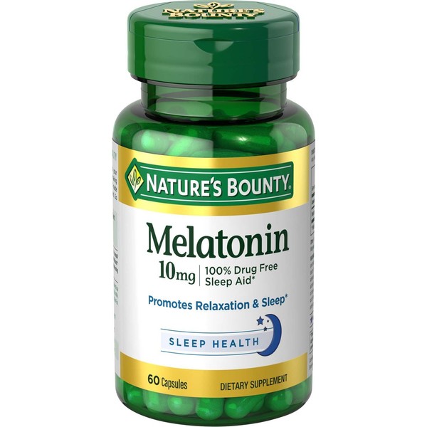 Nature's Bounty Melatonin 10 mg, 60 Capsules