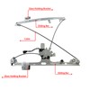CARMOCAR 741-645 Window Regulator with Motor Assembly Front Right Passenger