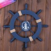 Rienar Nautical Ship Steering Wheel - 11" Diameter Wooden Beach