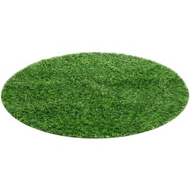 GOOHOCHY Artificial Grass Table Runner Simulated Grass Mat for Dining Outdoor Decor Weddings Parties Lightweight Round Green Tabletop Decoration