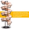 Toplife Spiral Design Metal Egg Skelter Dispenser Rack, Storage Display