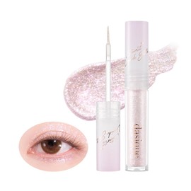 dasique Starlit Jewel Liquid Glitter (03 Purple Sparkling) | Twinkle Glitter Shadow | Korean Makeup | Shimmer Eye Make Up | Eyeshadow Eyeliner | Long lasting | Multi use | Quick drying