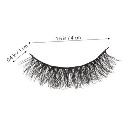WOONEKY 7d Curling False Eyelashes Pack 10 Pairs Natural False Eyelash Extensions for Makeup