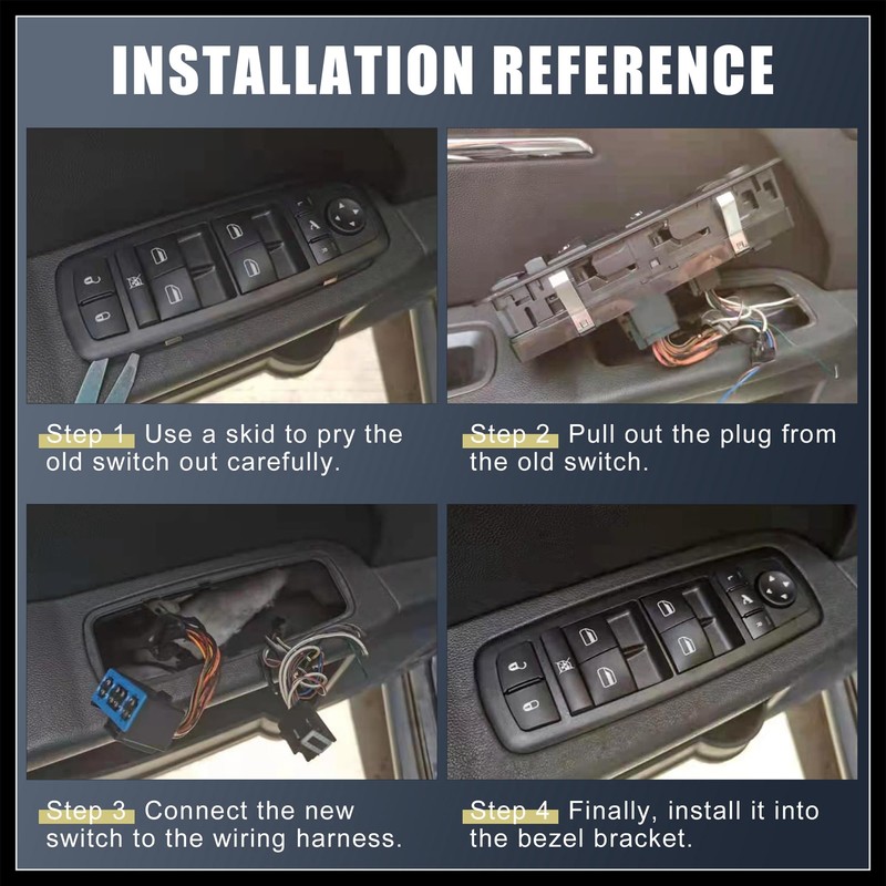Hihaha Passenger Side Power Window Switch 93575-1H000 36951-01000 Replacement for