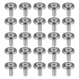 X AUTOHAUX Car Bumper Fender Washer Bolt Engine Bay Dress Up Kit Gray