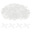 sourcing map 100pcs Tile Spacers 2.5mm Hard Plastic Cross Tiles