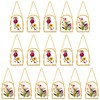 16 Pcs Glass Frame for Pressed Flowers 3.5 x 2.5