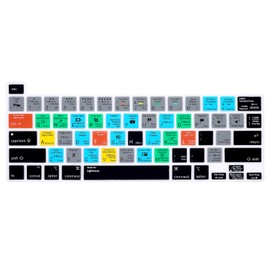 HRH Lightroom Shortcuts Hotkey Silicone Keyboard Cover Protector for MacBook Pro 13 inch 2020 (Model A2289 / A2251 / A2338 M1 Chip) and for Pro 16" 2019 (Model A2141)