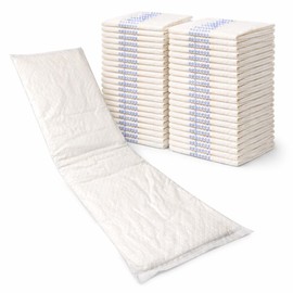 Vakly Almohadillas posparto de 6 x 17 pulgadas (paquete de 40 unidades) - Forros de maternidad súper absorbentes XL para protección contra fugas durante la noche, almohadillas de refuerzo de