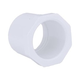 Charlotte Pipe 1-1/4" X 1" Reducer Bushing Pipe Fitting - (Spigot x Socket) Schedule 40 PVC Durable, Easy to Install, High Tensile and Sound Deadening for Home or Industrial Use (Single Unit)