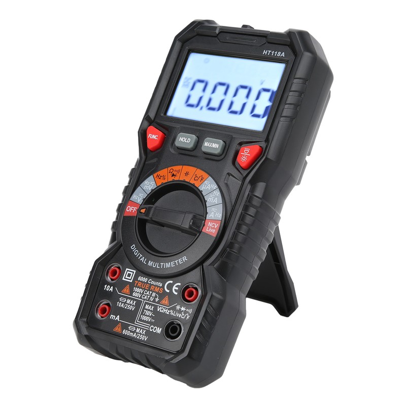 HT118A Digital Multimeter Automatic Range MultiFunction Voltage Tester Current Meter