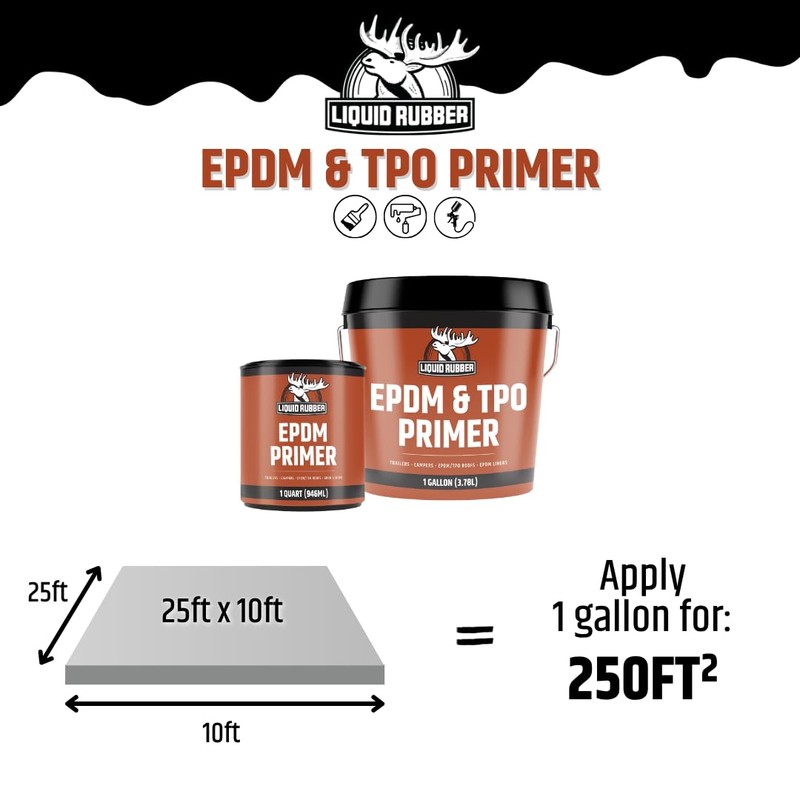 Liquid Rubber EPDM and TPO Primer – High-Performance Basecoat for